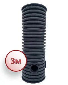 Дренажный колодец d400 h3000 с крышкой (отводы 200 мм) 0